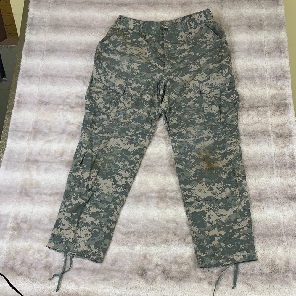 US Army ACU Digital Camo Combat Pants Military Ripstop Cargo Trousers Tacti